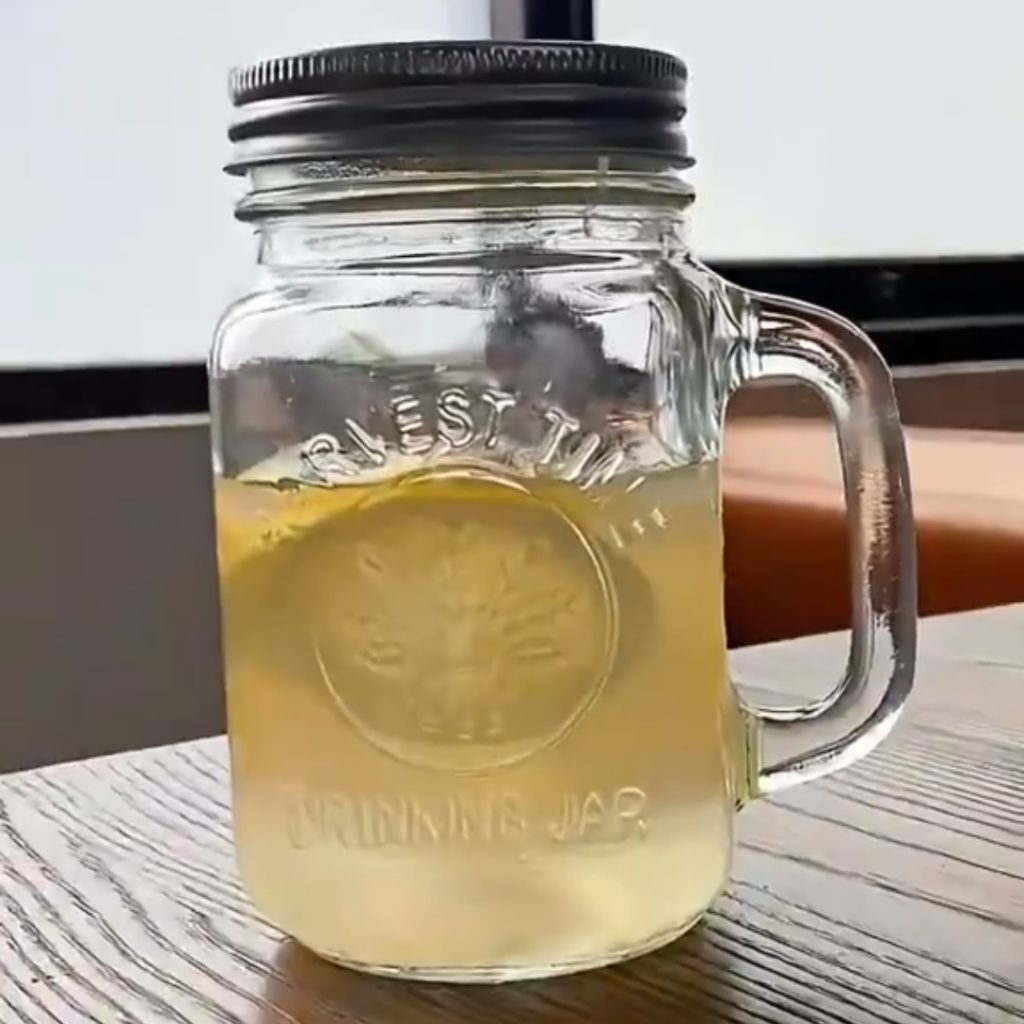 Gelas Jar  Tutup Stainlis | Gelas Kaca