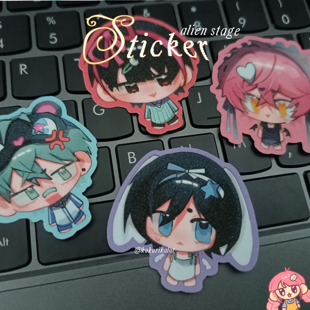 

KUKURIKALOT | [ ALNST ] Alien Stage glitter stickers ! ( figures au )