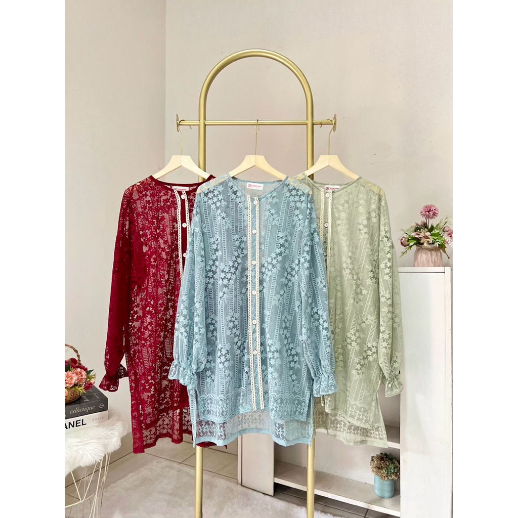 Outer Lace Brokat / Outer Tunik / Tunik Brokat