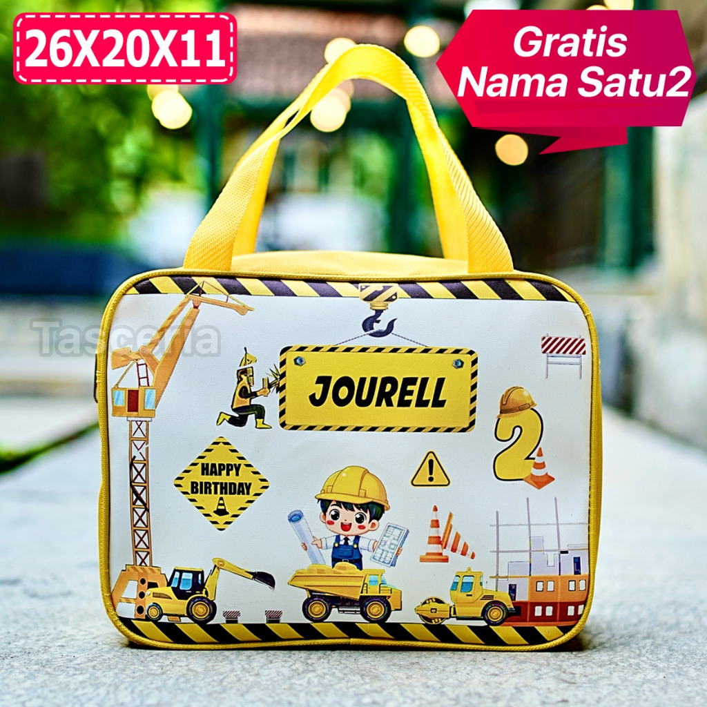 

Tas Ulang Tahun Anak Premium Gambar Excavator