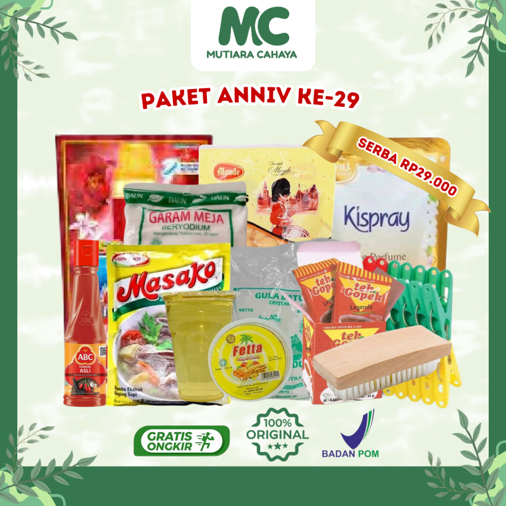 

MC Official - [PAKET ANNIV SERBA Rp29.000] Paket Bundling Ngeteh Santai | Paket Bundling Bumbu Dapur Mini | Paket Bundling Laundry Day Kit
