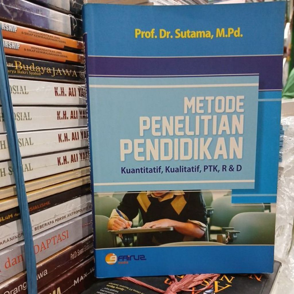 buku metode penelitian pendidikan kuantitatif kualitatif PTK R&D buku bekas