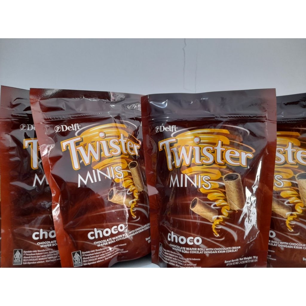 

Delfi Twister Minis Choco 70g