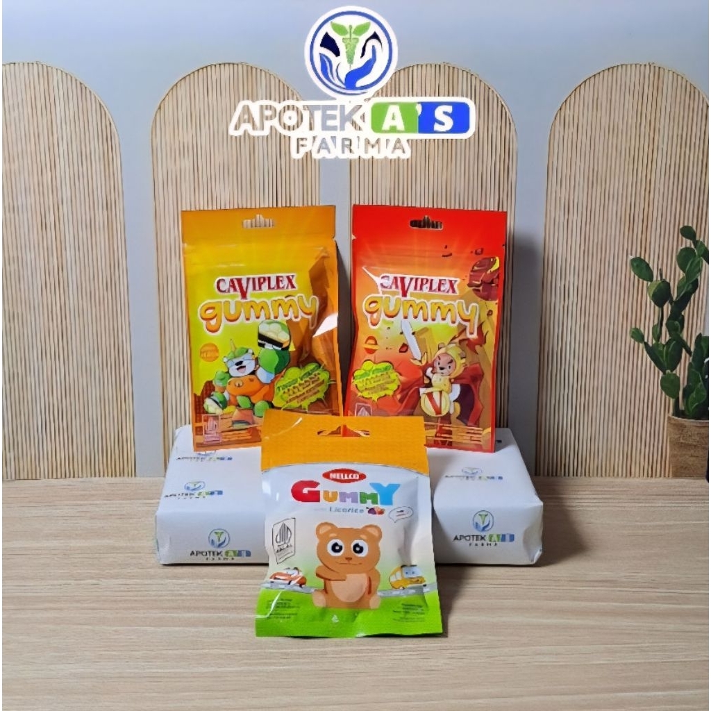 

Caviplex Gummy Strawberry & Jeruk / Nellco Gummy