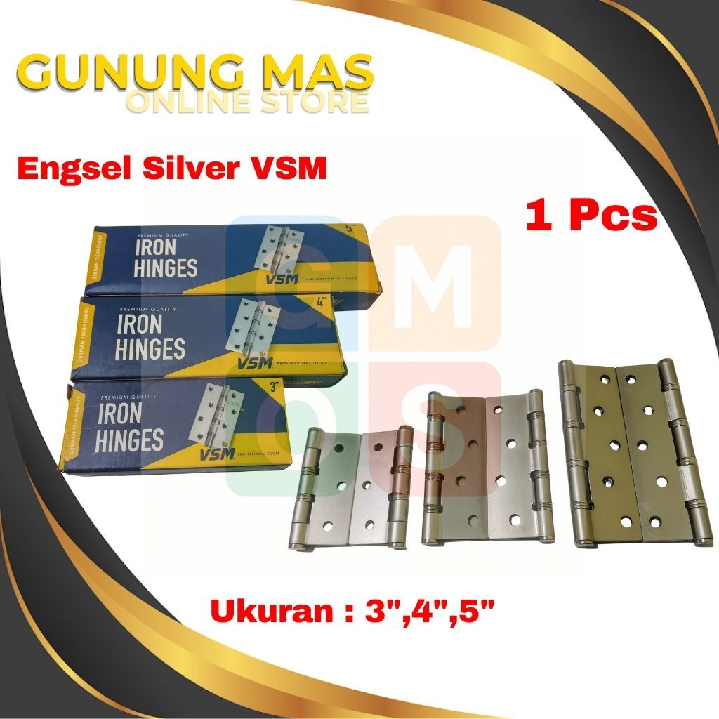 

Engsel Silver 3,4,5 Inch VSM
