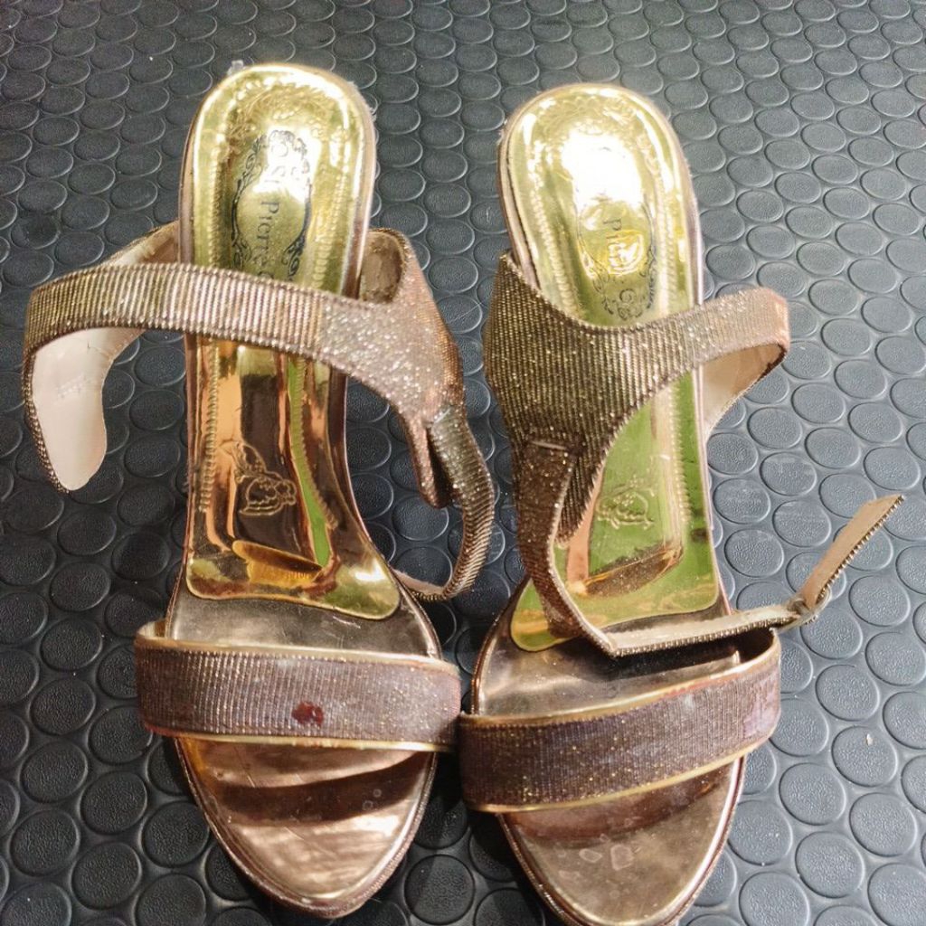 sandal sepatu pesta high heels st.pierre size 40 ❤️ preloved ❤️