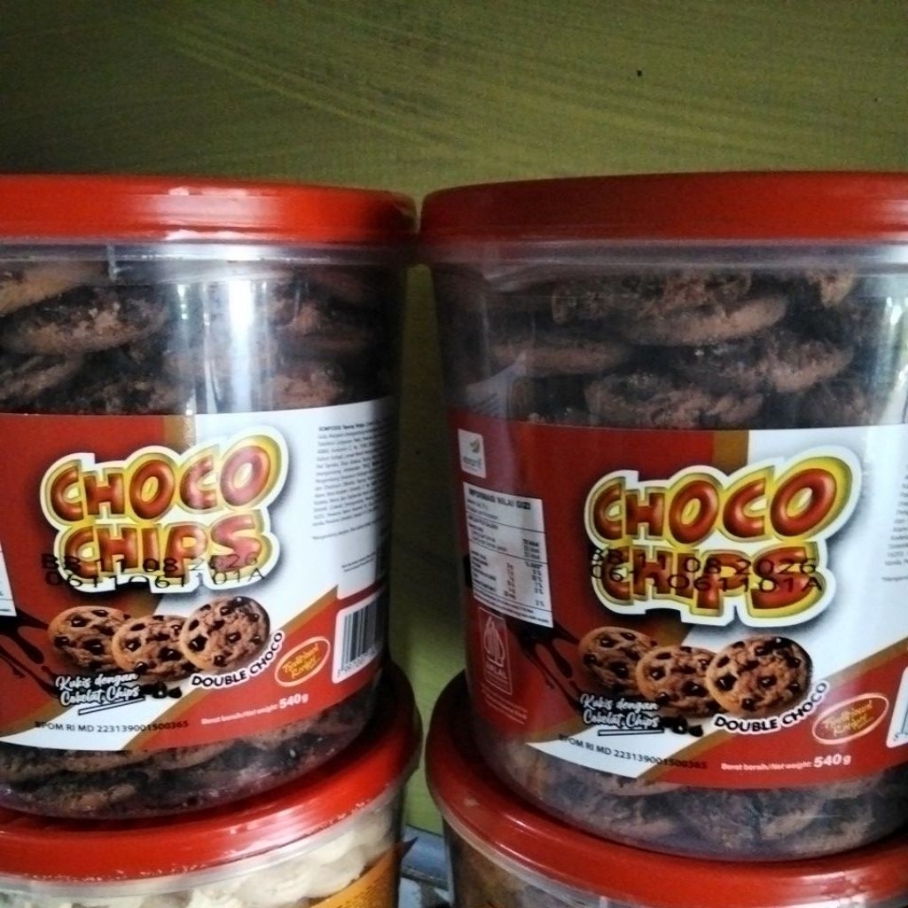 

1 toples choco chip 540gram cemilan santai Temon ngopi exp2026