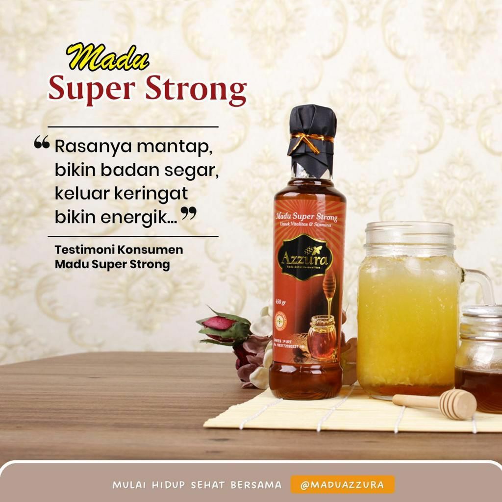 

Madu Azzura Super Strong – Madu Herbal Asli Premium – Tingkatkan Stamina & Vitalitas Pria