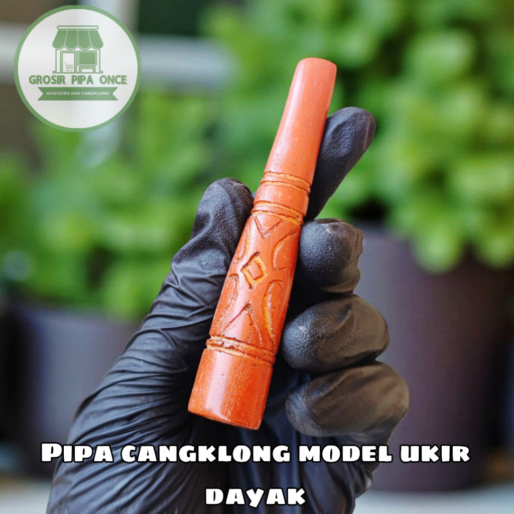 Pipa Once Model Ukiran Dayak Rasa Gurih