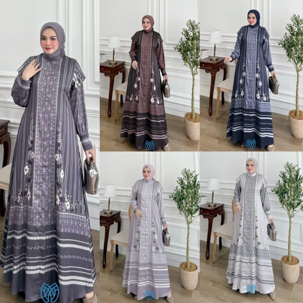 Jangan lupa kirim ulang nomor wa saat order QADLNIA MAZAYA V 7 DRESS GAMIS MODE TERBARU BEST SELLER 