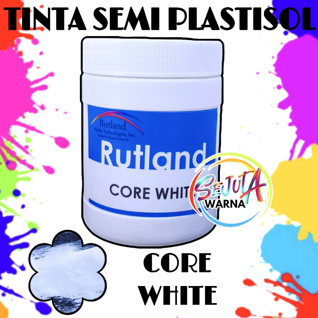

RUTLAND TINTA SEMI PLASTISOL CORE WHITE CAT SABLON 500GR