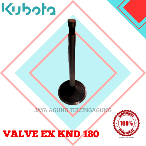 KUBOTA VALVE EXHAUST KND 180 / KUBOTA KLEP EX KND 180 / KATUP EX KND 180