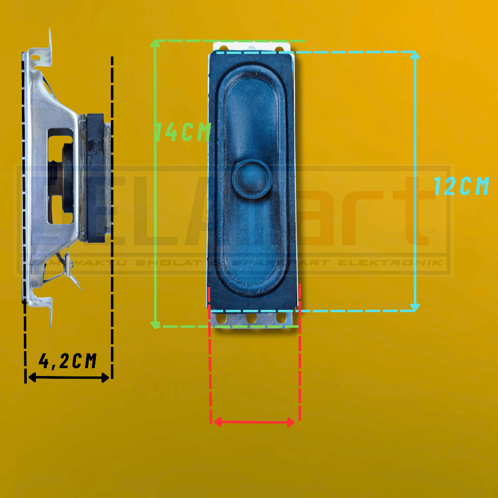Speaker 8 OHM 15 W untuk TV LG