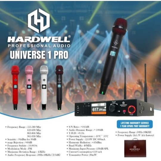 Mic Wireless Hardwell Universe 1 Pro / Hardwell Universe Original