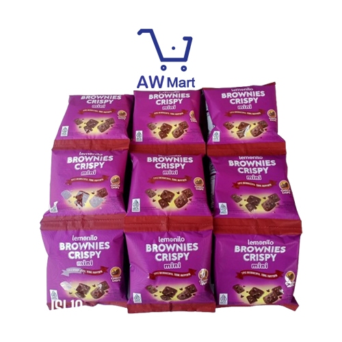 

LEMONILO BROWNIES CRISPY MINI RENCENG ECER 2.000 - CHOCO CHIPS (HARGA UNTUK 1 RENCENG)