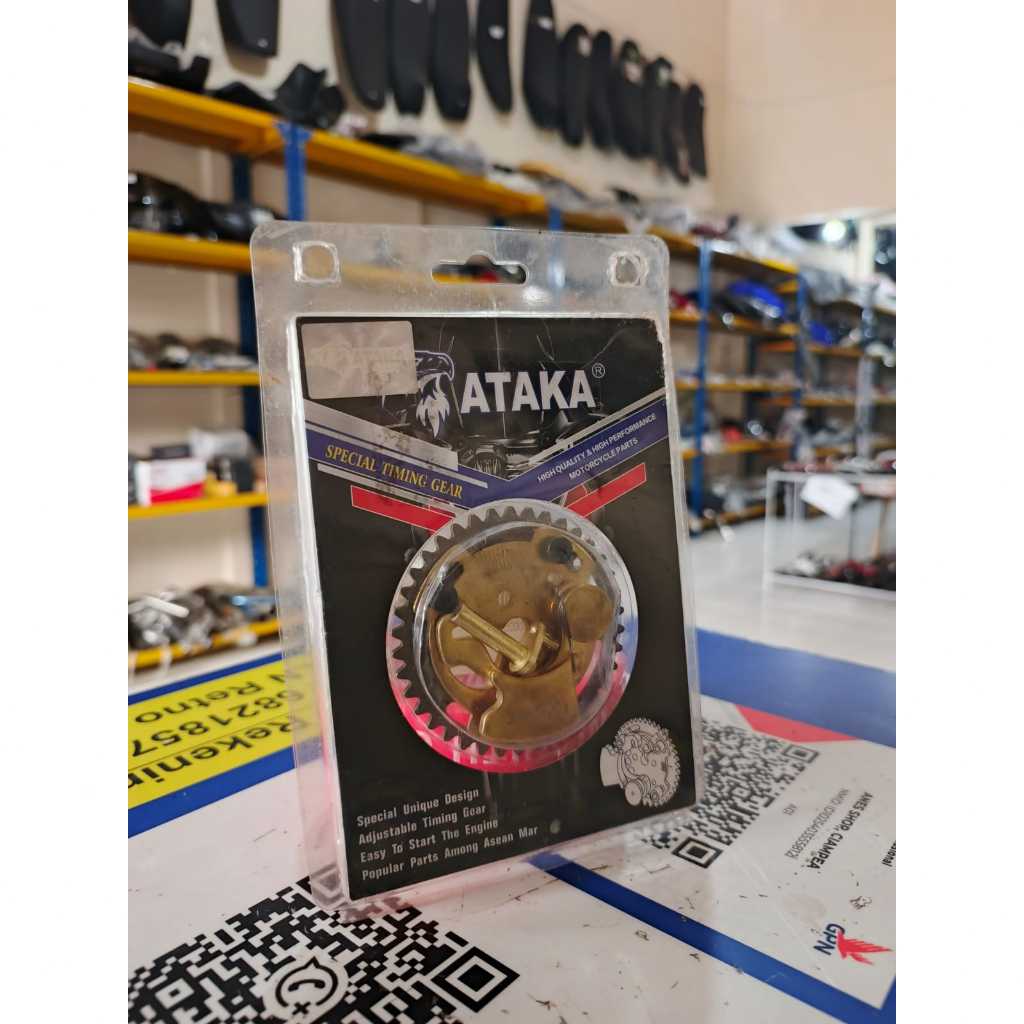 GIGI SENTRIK ADJUSTABLE ATAKA MX KING VIXION R15 V2 XABRE NMAX OLD 38T 2PIN TIMING GEAR GESER DEKOMP
