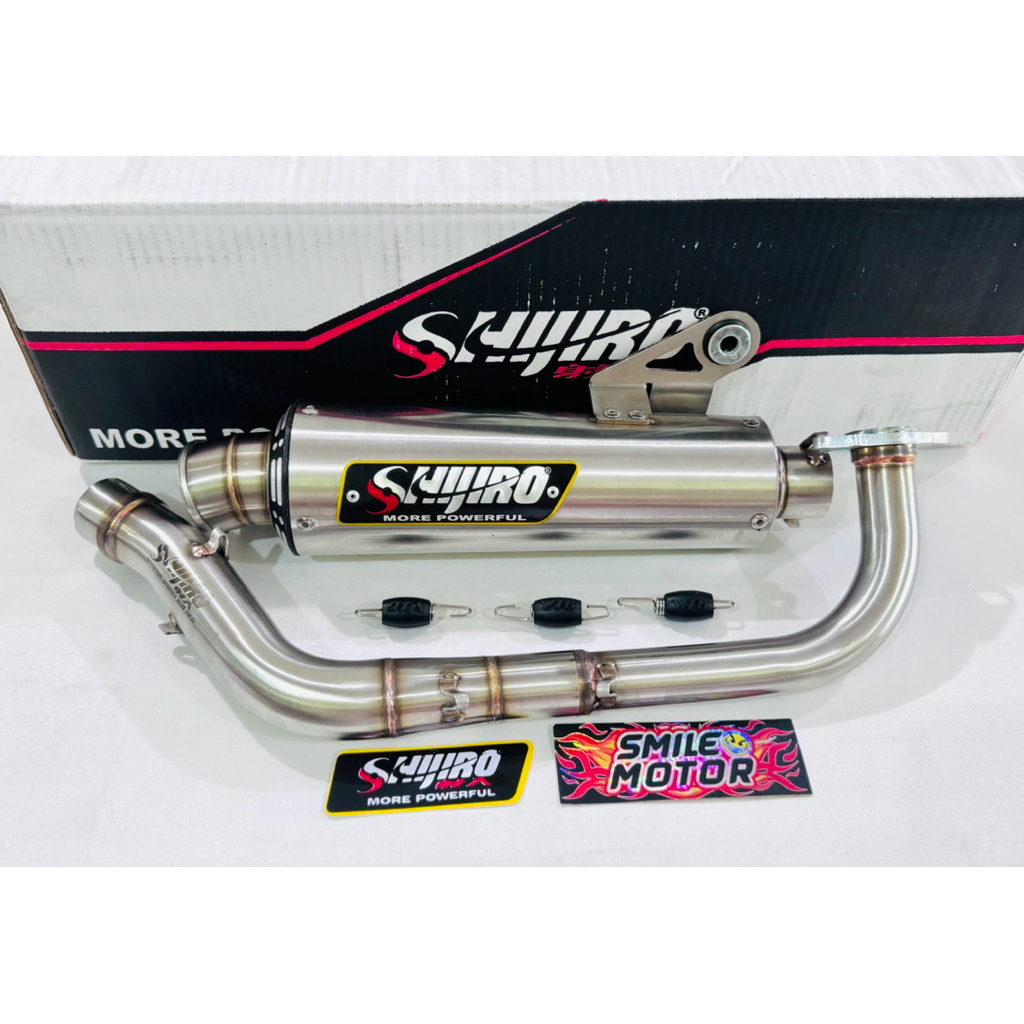 KNALPOT RACING SHIJIRO M3 VARIO125 VARIO150 OLD INLET 38