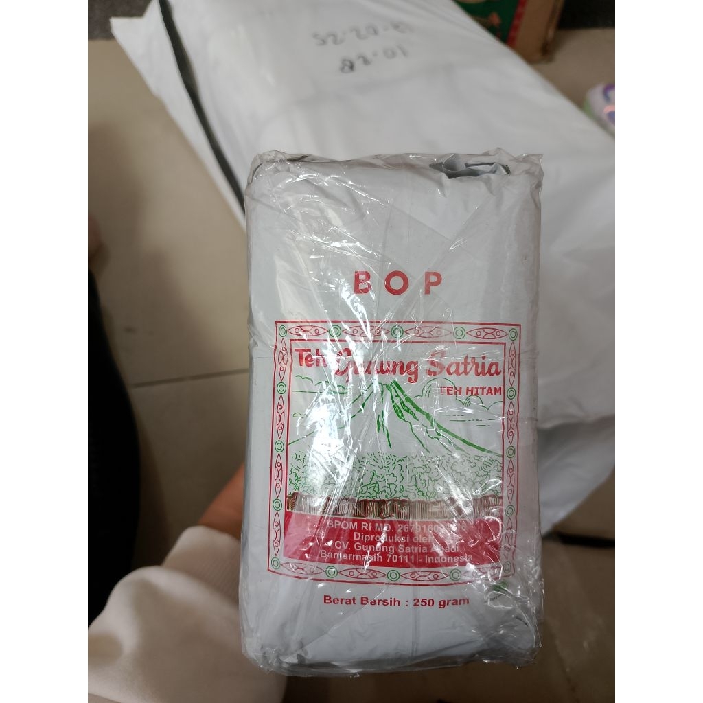 teh gunung satria teh hitam bubuk