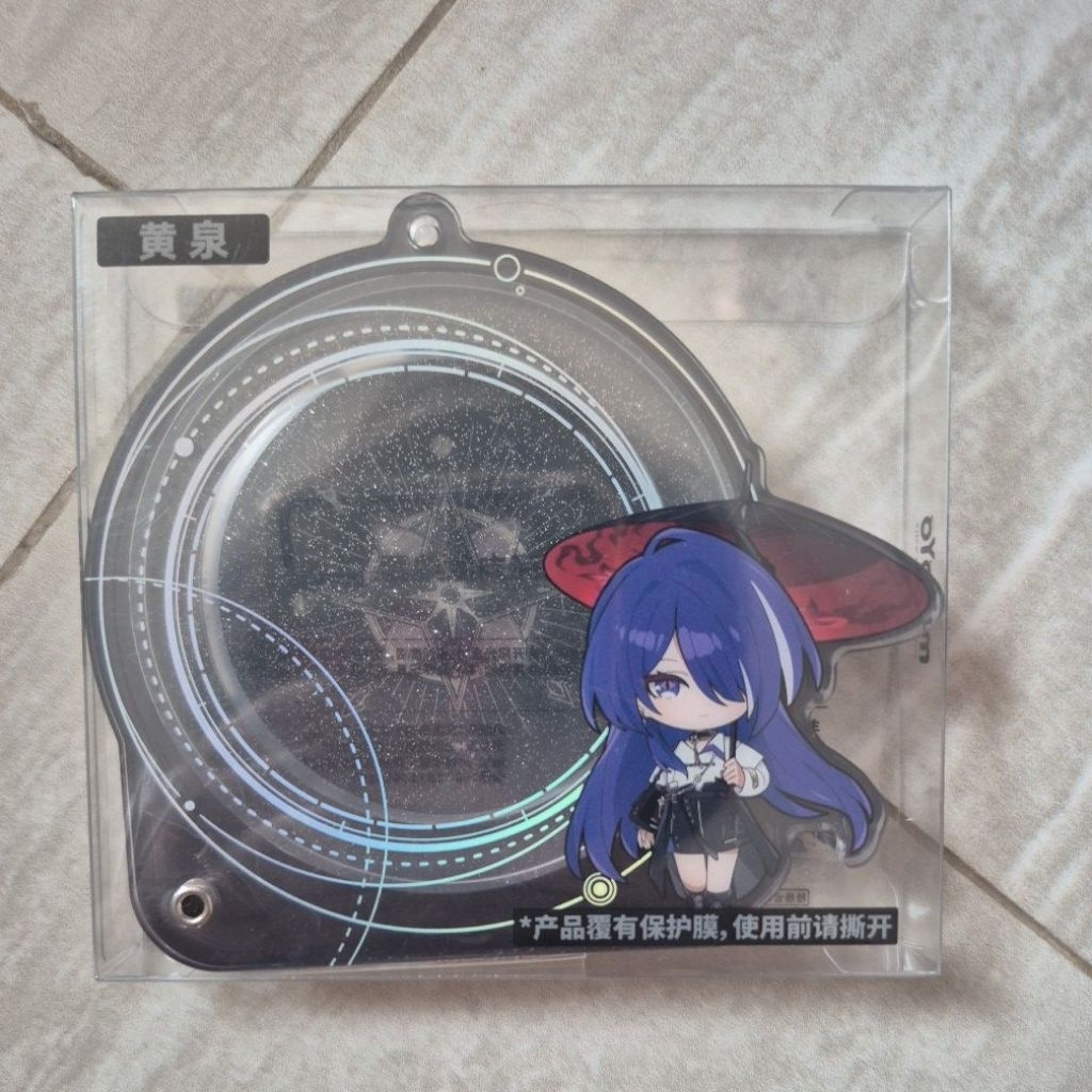 

acrylic glitter pin case acheron hsr honkai star rail