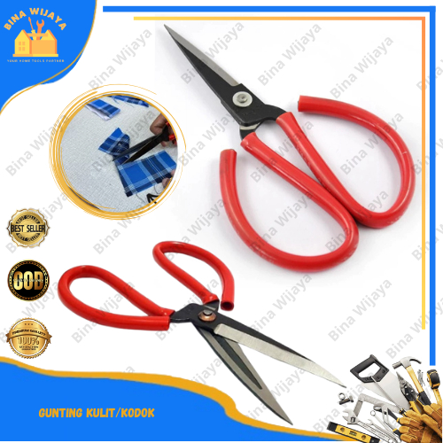 

Gunting Kulit A2 Scissors FREED Gunting Bahan Seng Kardus 7.5 Inch Gunting Kodok Gunting Kain Freed