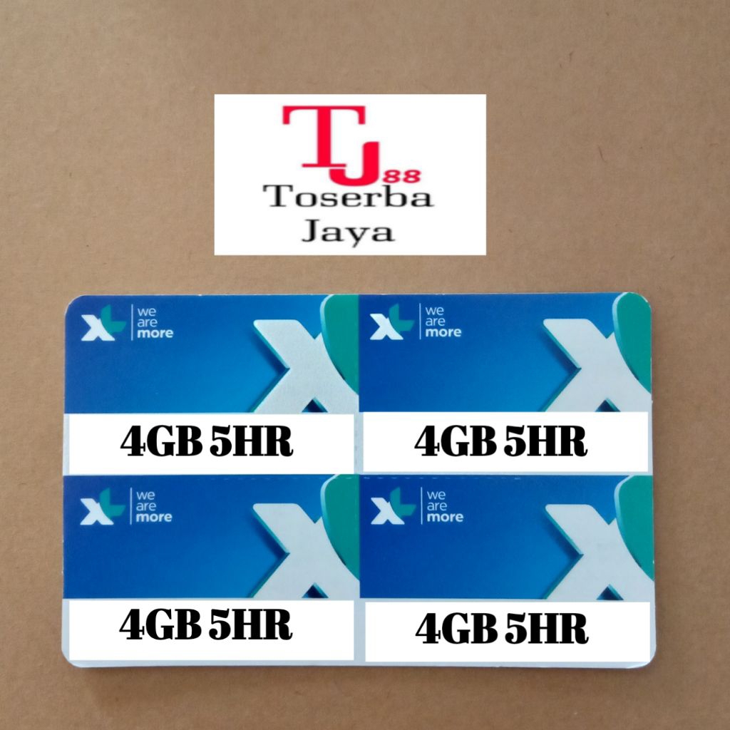 VOUCHER XL DATA 4GB 5HR