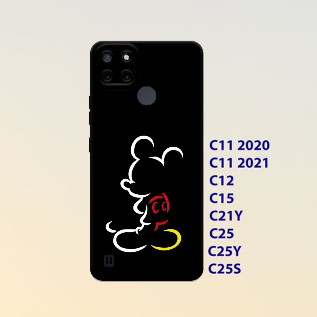 Case Realme C11 ,Realme C12 ,Realme C15 ,Realme C21Y ,realme C25 / C25Y -Casing case Hp Hitam Lentur