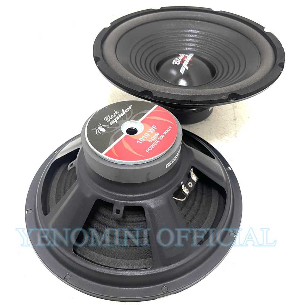 Speaker Komponen BlackSpider 1010WF 10inch 500watt 8ohm Original Black Spider BS 1010 wf Woofer ( Bi