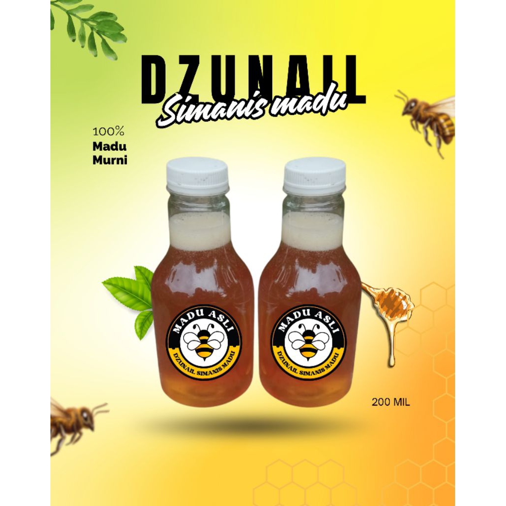 

MADU ASLI 200 ml (PO 3-7 hari)