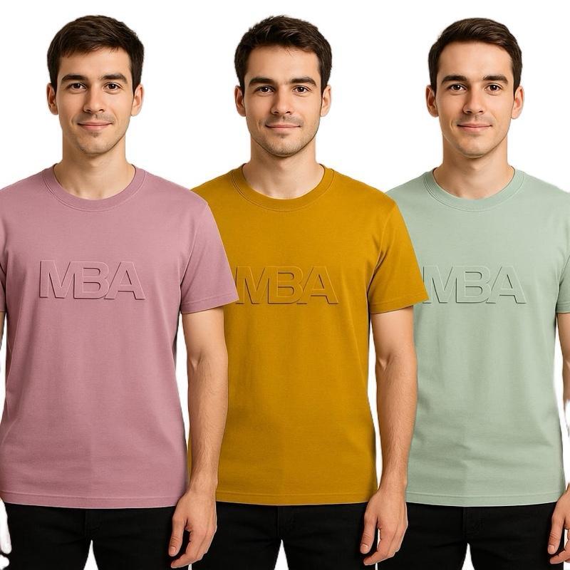 MBA MY BLANK APPAREL Kaos Polos Logo Embos Kaos MBA 100% Cotton 24s Premium