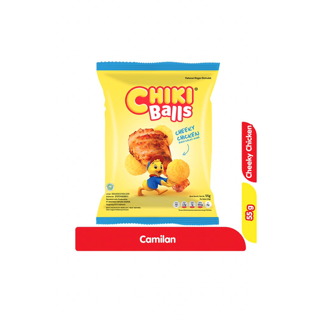 

Chiki Balls Makanan Ringan Cheeky Chicken 55 g
