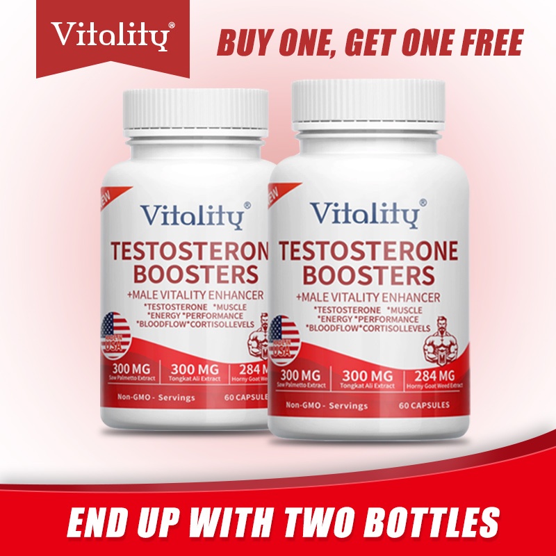 Testosteron / Testosterone Booster Suplemen Testosteron pria BUY ONE, GET ONEFREE