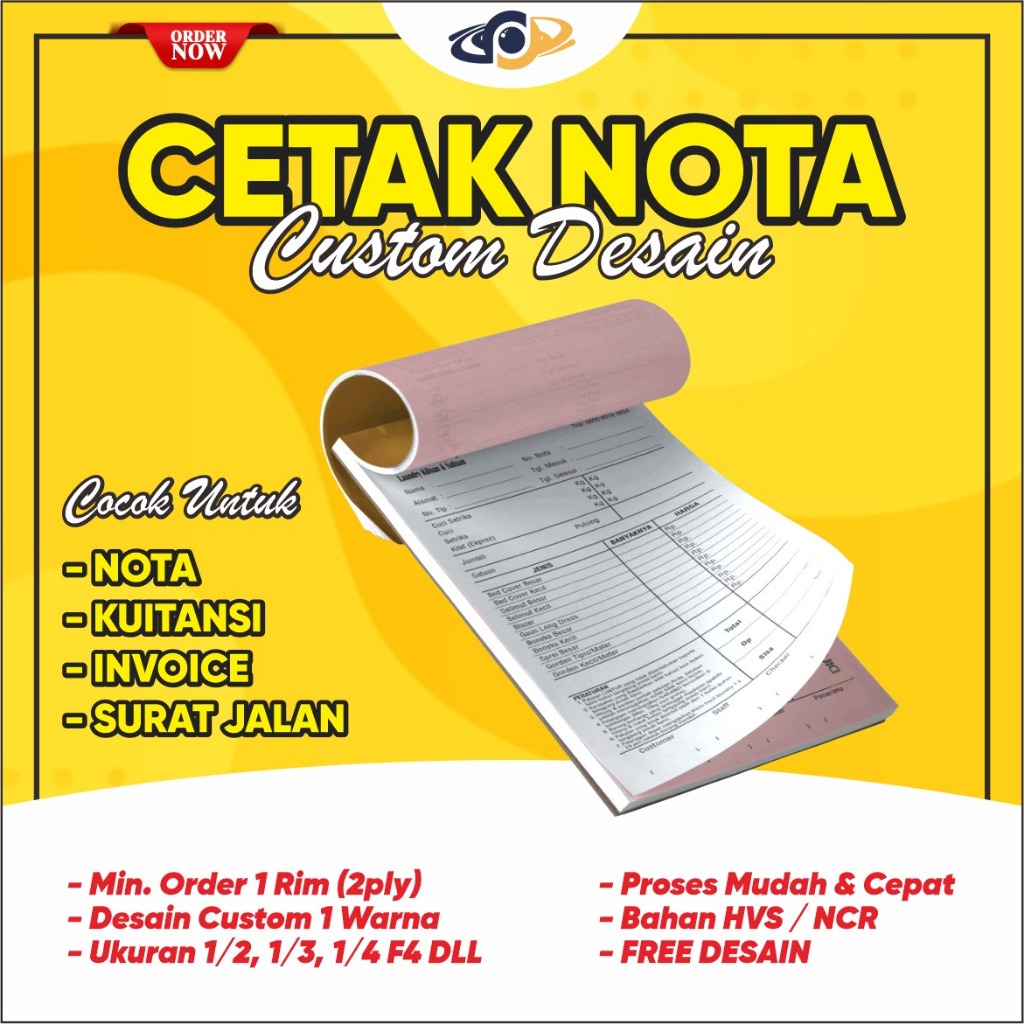 

CETAK NOTA CUSTOM 1 RIM