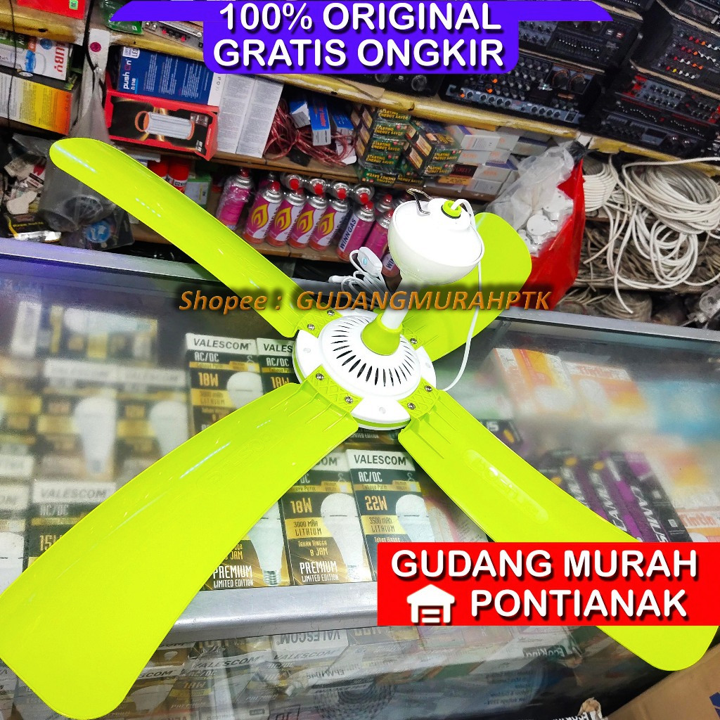 Helyfan JUMBO Besar Gede RUANG TAMU AULA luas Kipas angin gantung Ouyashi OY-1080 baling 4 Timezone