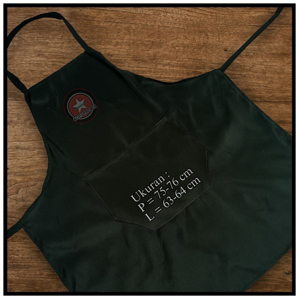 Apron Celemek Masak Polos