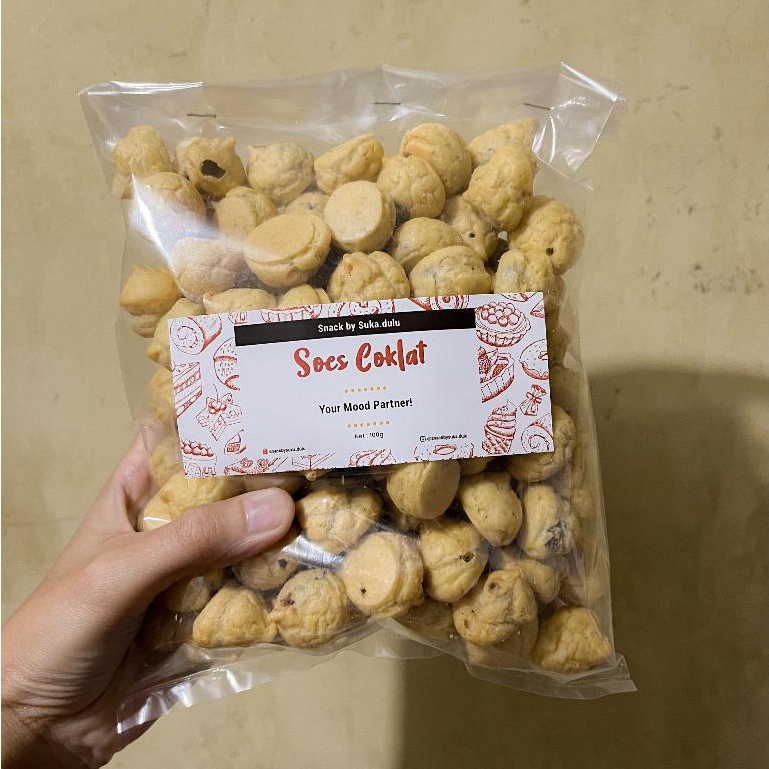 

SOES KERING COKLAT MIX KEJU 250g, snack by suka.dulu