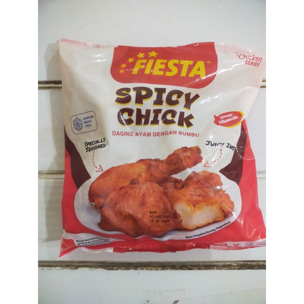 

Fiesta Spicy Chick 400Gr / Daging Ayam Dengan Bumbu 400Gr