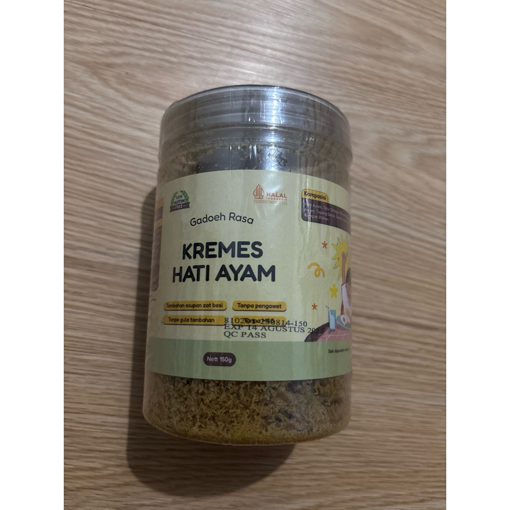 

Godoeh rasa kremes hati ayam 150g