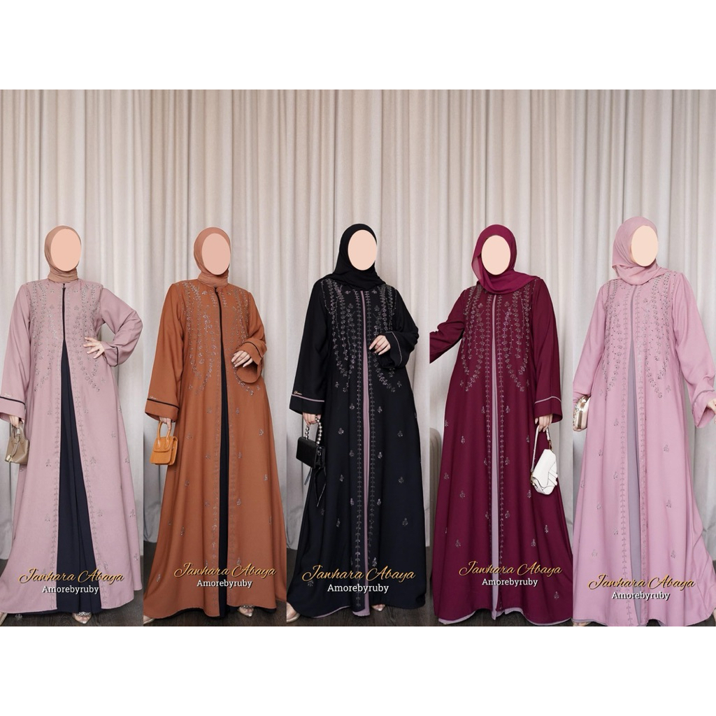 Jawhara abaya amore by ruby / Gamis amore by ruby jawhara abaya / Abaya jawhara amore by ruby / Amor