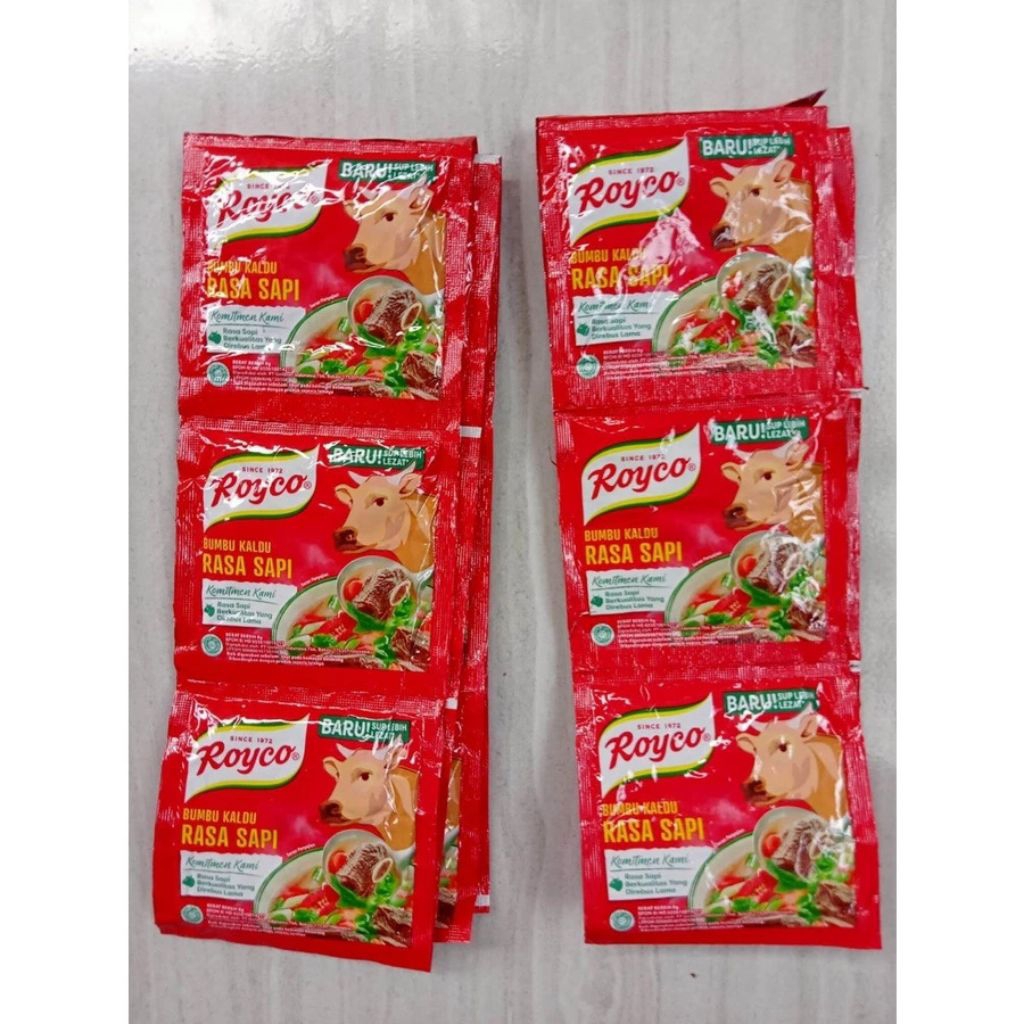 

4 RENTENG ISI 48 PCS ROYCO BUMBU PENYEDAP DAPUR