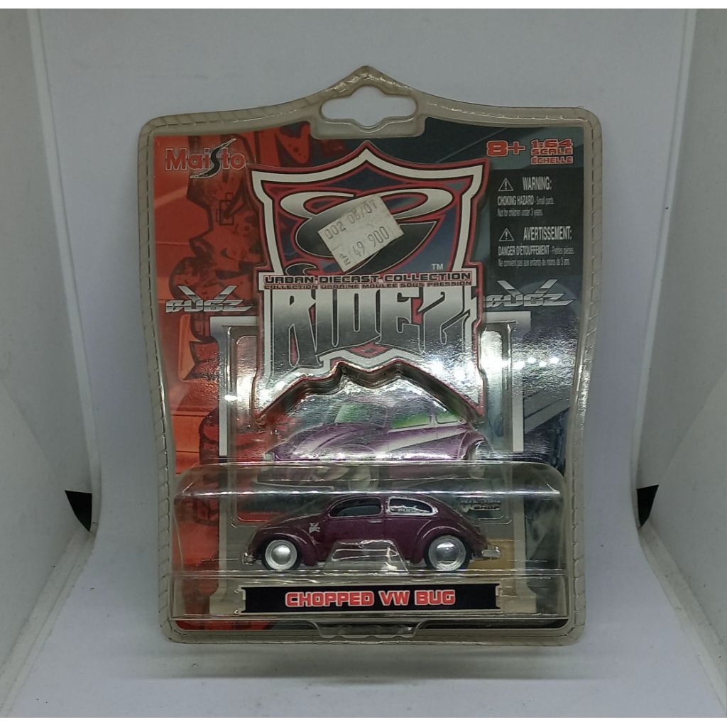 maisto chopped vw bug volkswagen beetle g ridez diecast 1/64 (t)