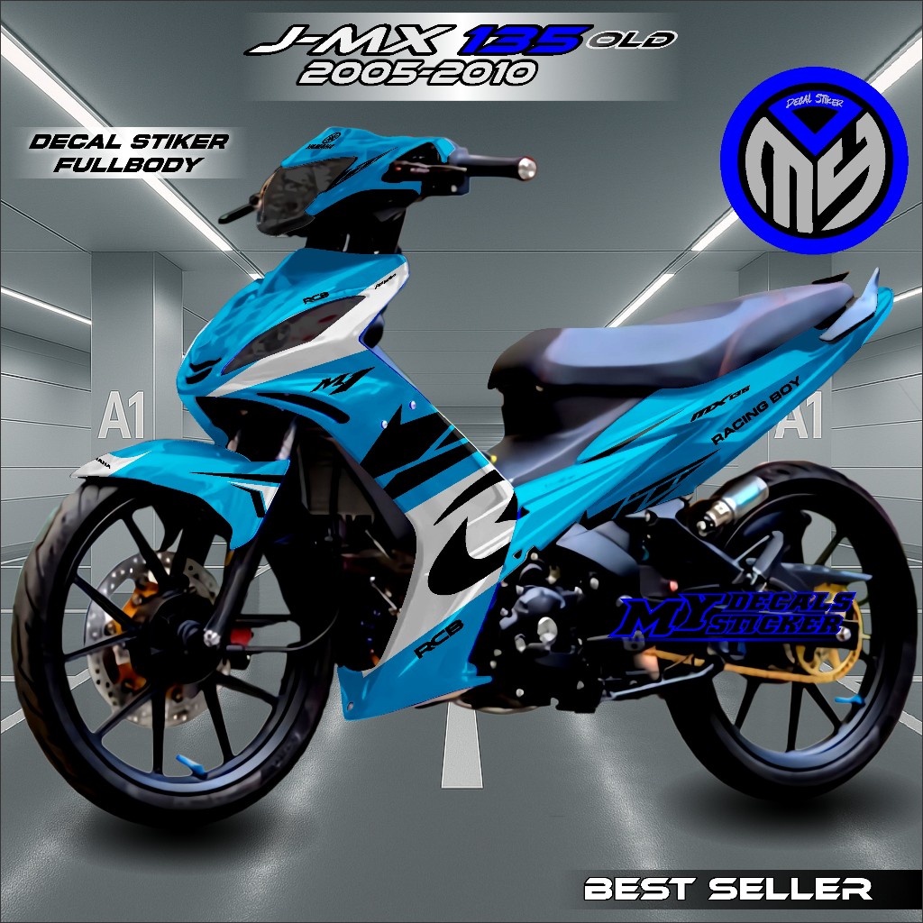 Decal Jupiter Mx 135 Old 2005-2010 Full Body / Stiker Modifikasi J-Mx 135 Lama Fullbody Racing Boy