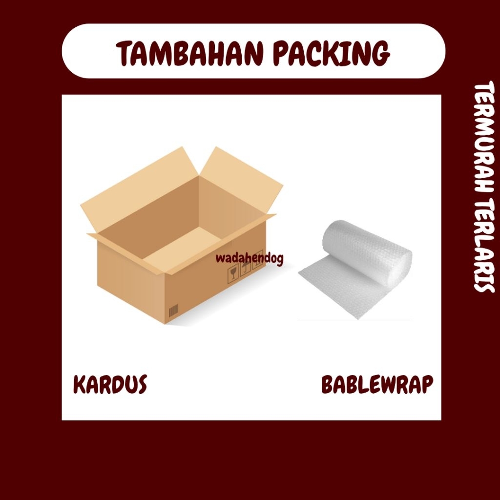 

TAMBAHAN PACKING TELUR KARDUS DAN BABLE WRAP