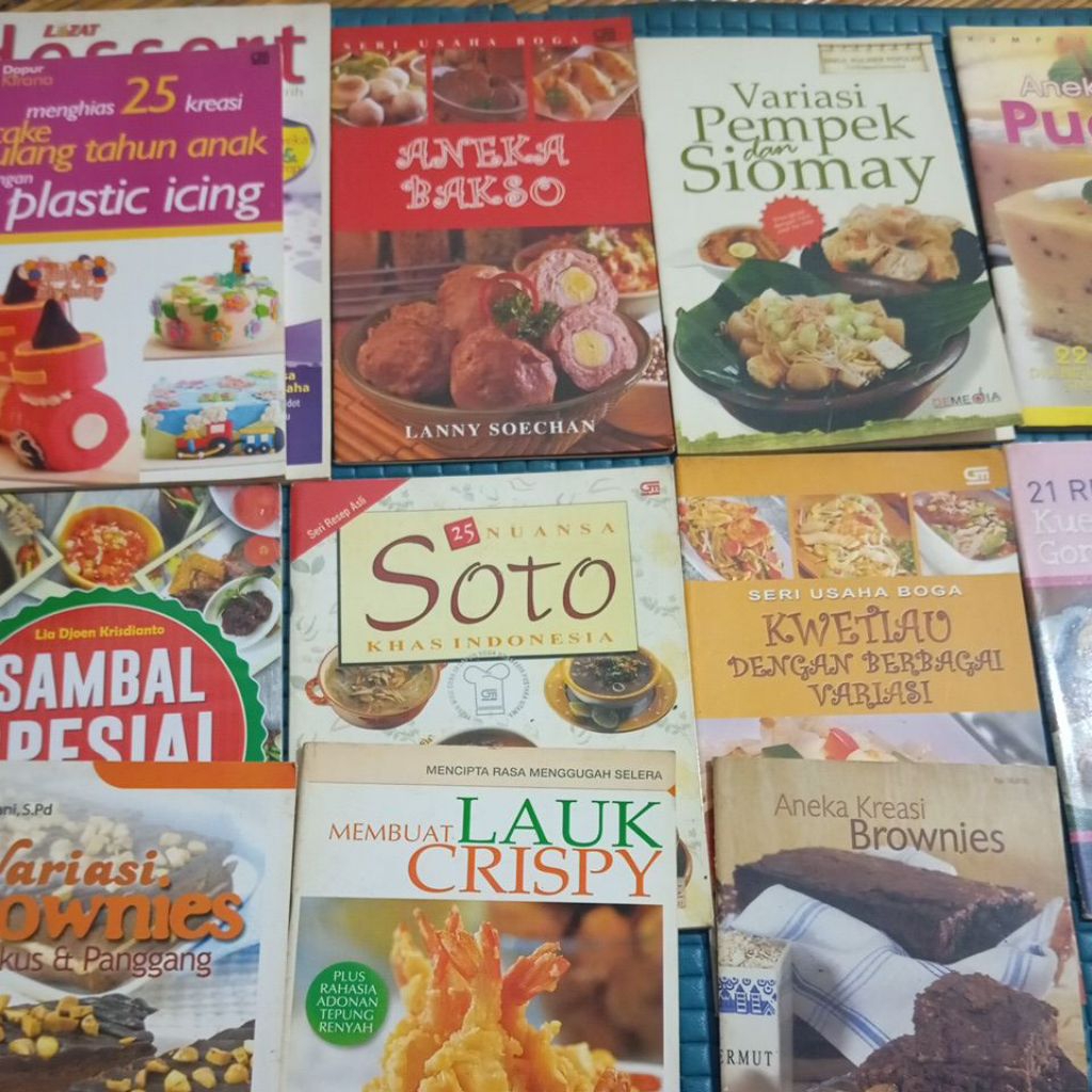 Buku Resep, Resep Kue, Resep Masakan, Original [preloved]