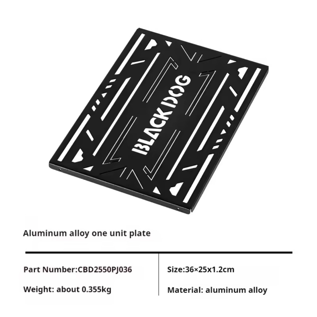 BLACKDOG 1 IGT ALUMINIUM PLAT FOR IGT TABLE PAPAN PLAT BUAT MEJA CAMPING IGT OUTDOOR BERKEMAH