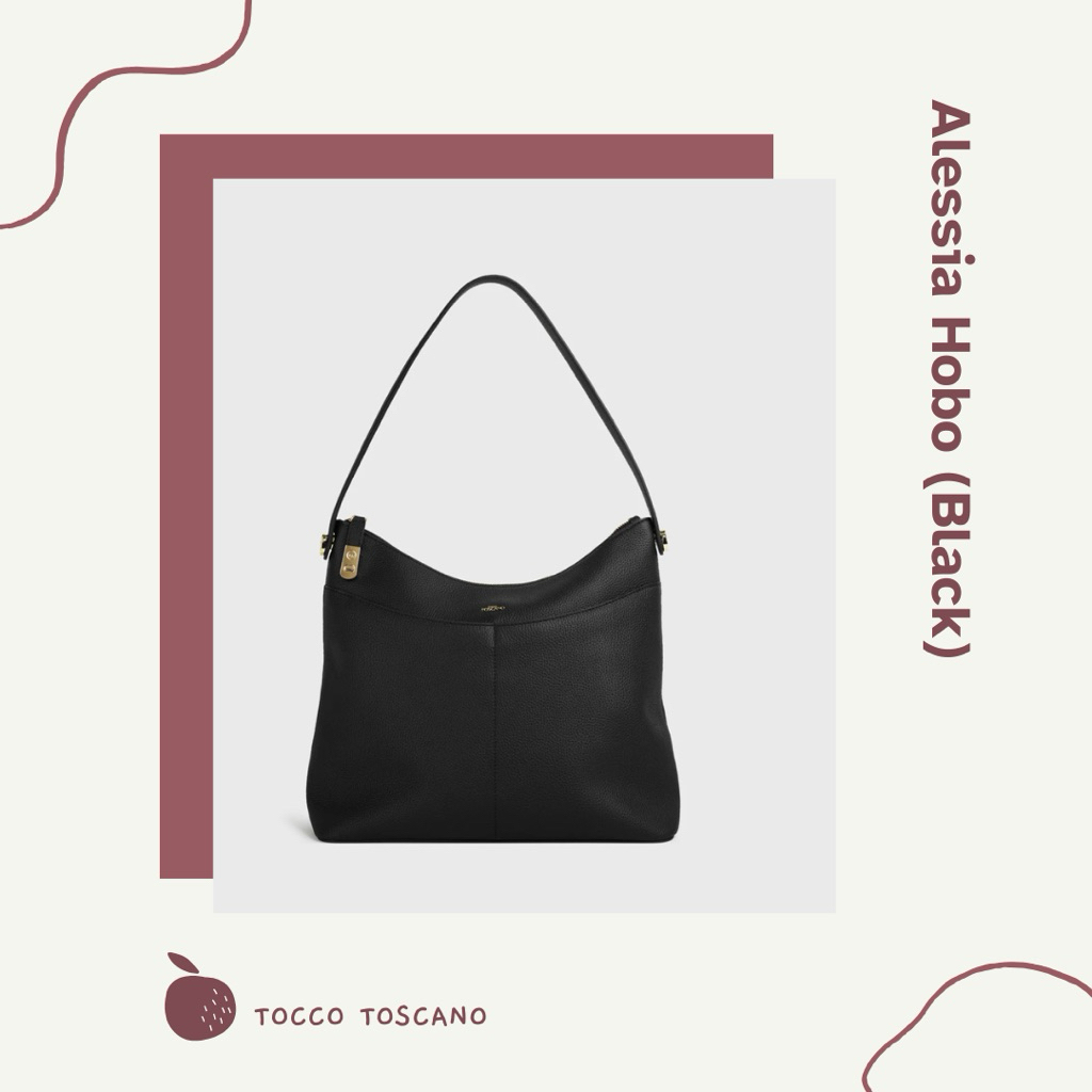 [PRE ORDER] TOCCO TOSCANO | Alessia Hobo | Black - Umber - Taupe | Original