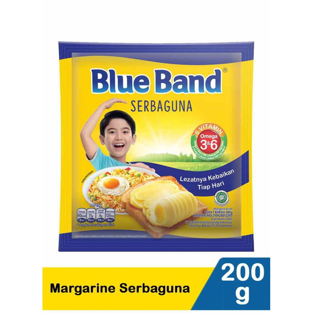 

Blue Band Serbaguna 200gr – Margarin Untuk Masak, Oles, dan Kue
