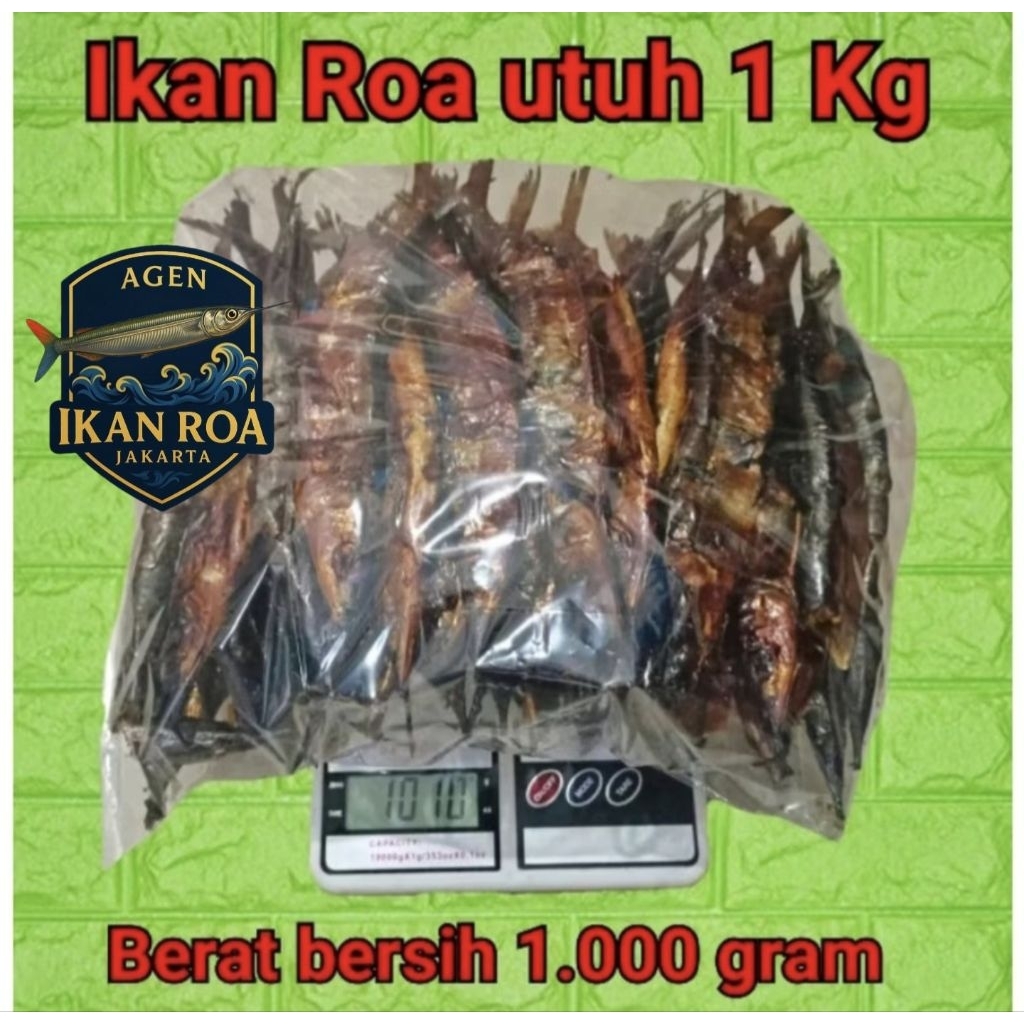 

Ikan Roa asap utuh berat 1Kg / Ikan Roa / Ikan Roa Asap / Roa