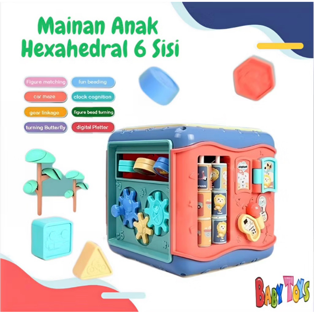 preloved mainan anak busy box