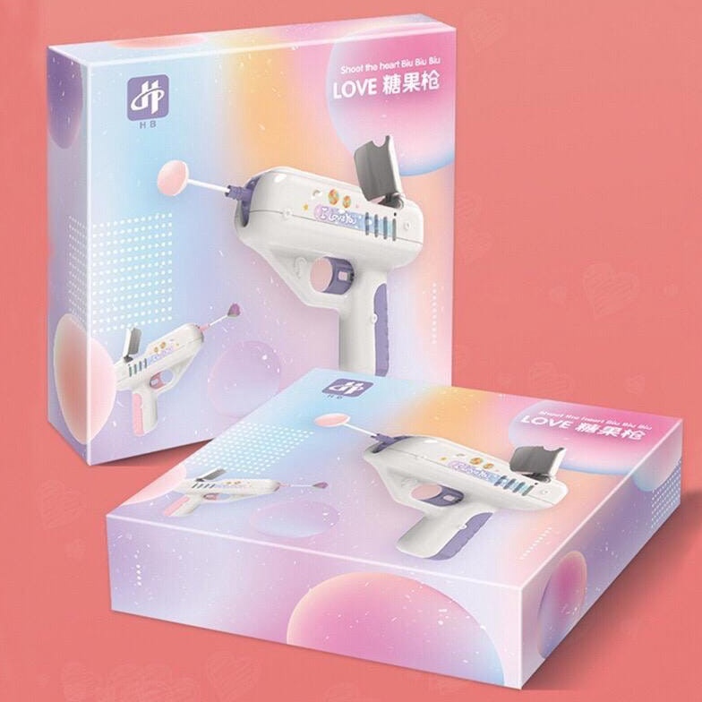 Lariz WD Mainan Pistol Permen Lolipop  Tembakan Permen Lollipop  Candy Gun  Lollipop Gun