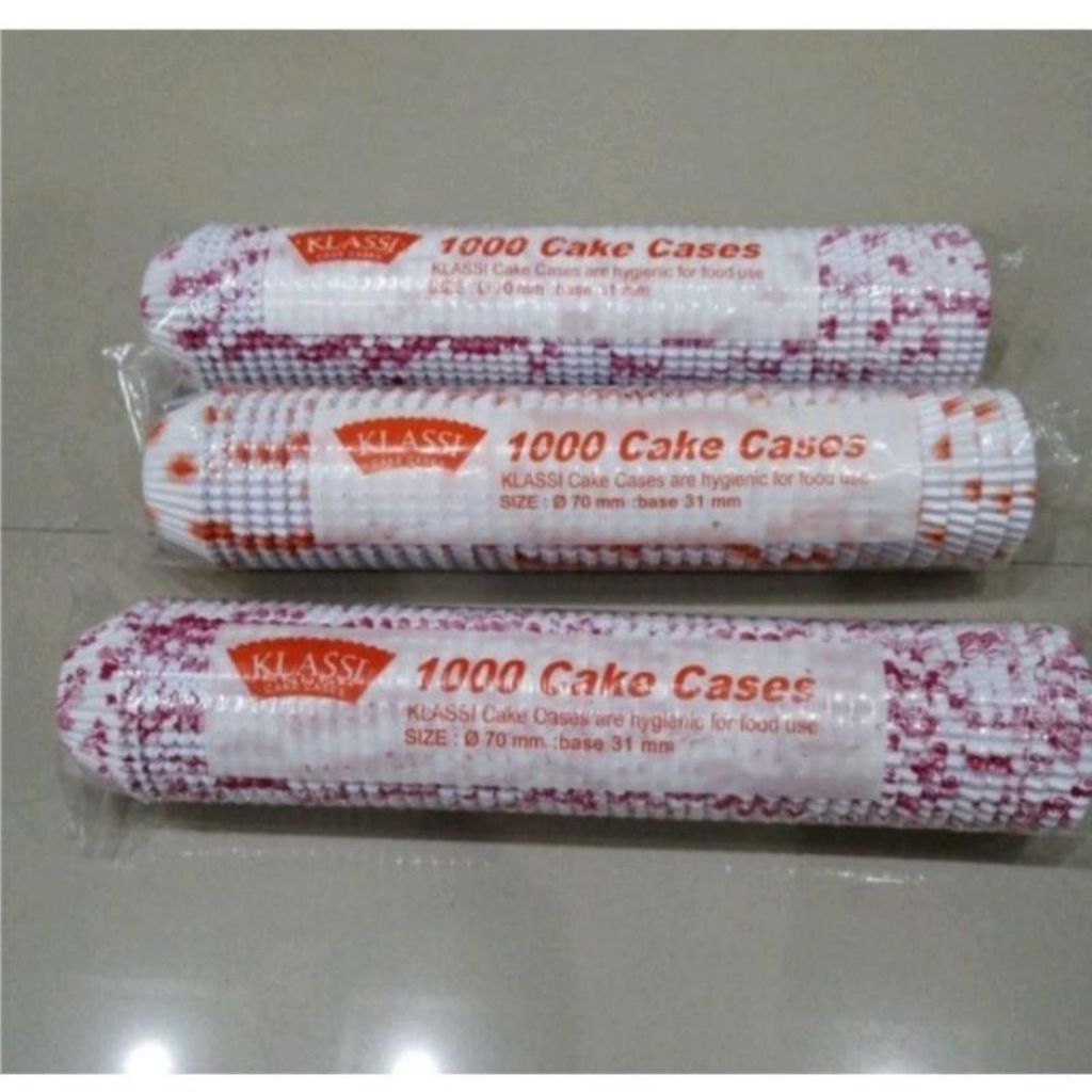 Kertas bolu kukus isi 100 lembar / cup bolu kukus mekar / kertas kue Pai / kertas brownies kering